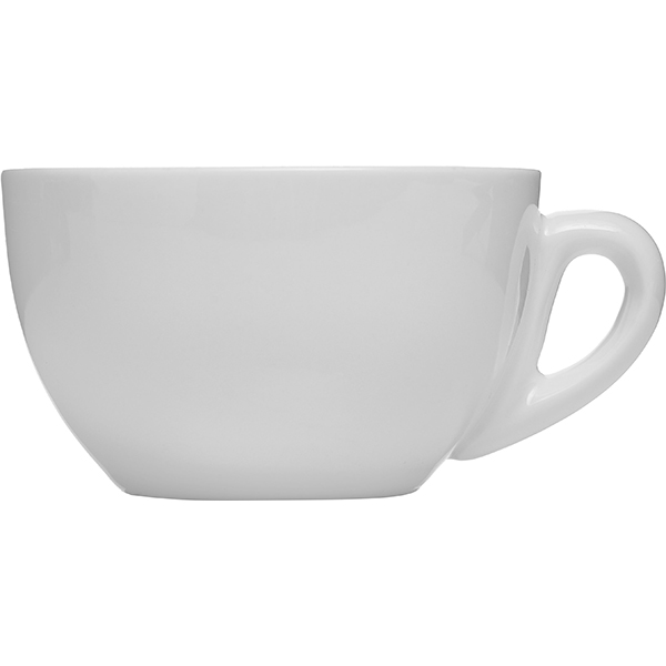 Чашка чайная «Кунстверк»; материал: фарфор; 210 мл; диаметр=9.5, высота=5.3, длина=11.5 см.; белый