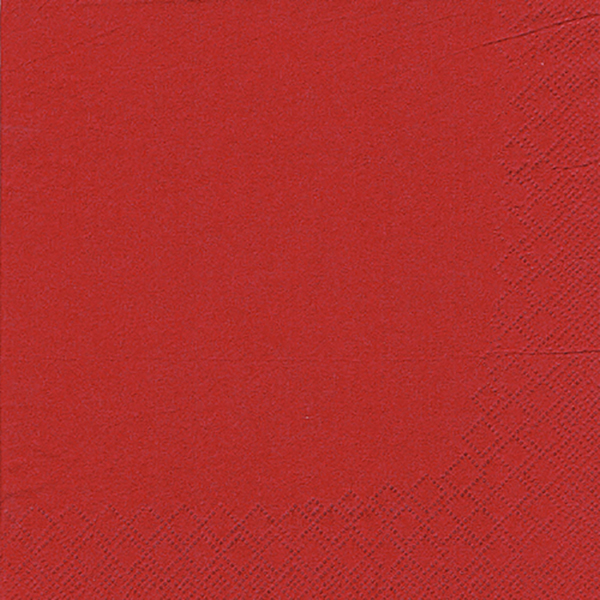 Салфетки 3-х слойн. 33*33 см. (20 штук); бумажные салфетки; высота=2, длина=13, ширина=13 см.; красный