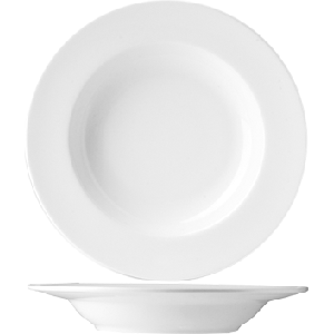 Блюдо для пасты «Олива»; материал: фарфор; 700 мл; диаметр=32, высота=5.2 см.; белый