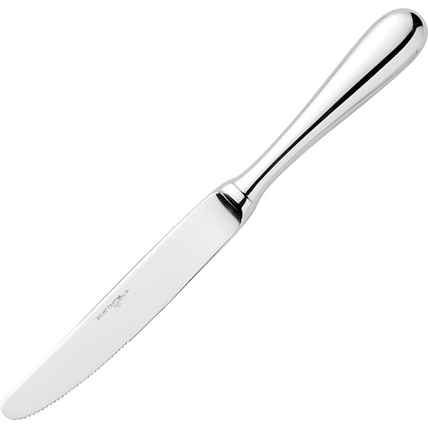 Нож столовый составной «Багет»; сталь нержавеющая; длина=245/135, ширина=3 мм; металлический