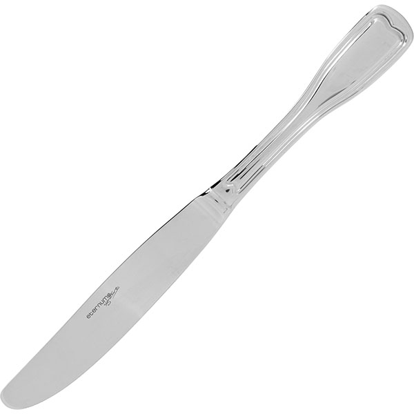 Нож столовый «Лувр»; сталь нержавеющая; длина=233/125, ширина=3 мм; металлический