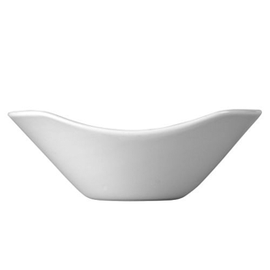 Салатник для комплимента «Тэйст вайт»; материал: фарфор; 80 мл; диаметр=11.2, высота=4.5, длина=11.6, ширина=9 см.; белый