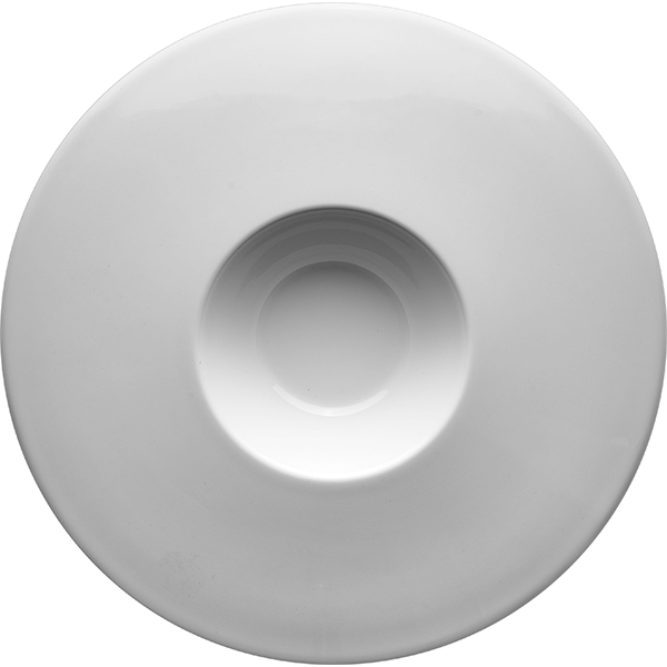 Блюдо «Монако Вайт»; материал: фарфор; 240 мл; диаметр=31, высота=4 см.; белый