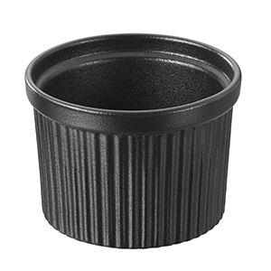 Соусник; материал: фарфор; 250 мл; диаметр=9, высота=6.5 см.; цвет: черный
