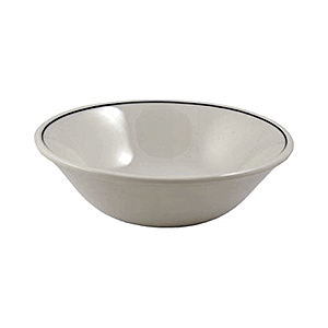 Салатник «Блэк Лайн»; материал: фарфор; 450 мл; диаметр=16.2, высота=5.5 см.; белый, цвет: черный