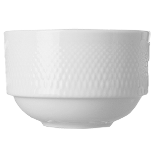 Супница, Бульонница (бульонная чашка) без ручек «Портофино»; материал: фарфор; 360 мл; диаметр=10.5, высота=7 см.; белый