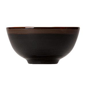 Салатник «Кото»; материал: фарфор; 255 мл; диаметр=11.2, высота=5.5 см.; цвет: черный, коричневый