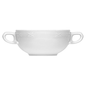 Супница, Бульонница (бульонная чашка) «Штутгарт»; материал: фарфор; 300 мл; белый