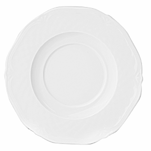 Блюдце «Афродита»; материал: фарфор; диаметр=16 см.; белый
