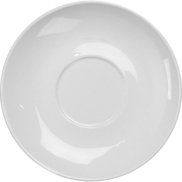 Блюдце «Кунстверк»; материал: фарфор; диаметр=13.2 см.; белый