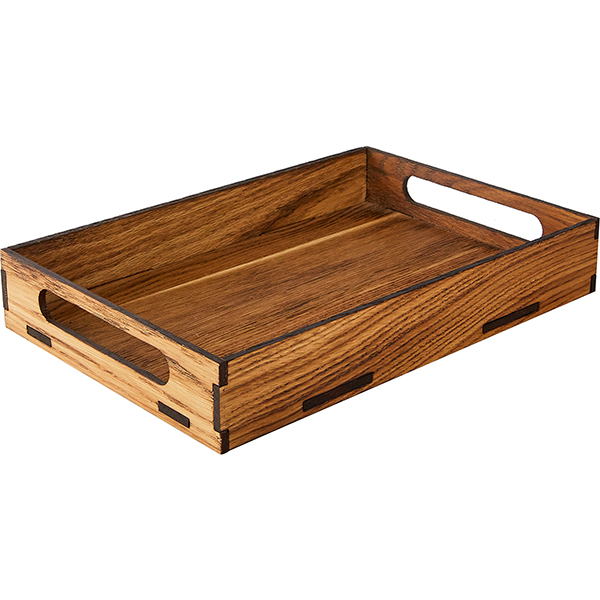 Поднос д/подачи  дуб  H=5,L=30,B=20см PPwood