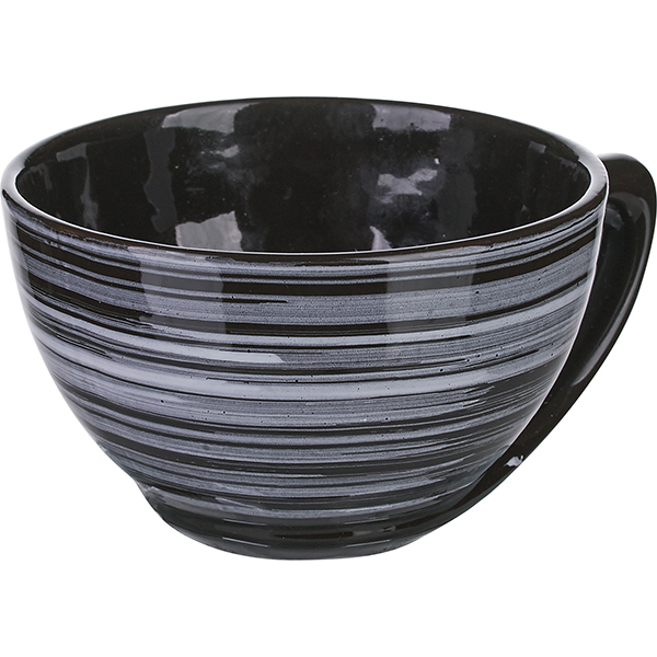 Чашка чайная «Маренго»; керамика; 250мл; коричневый 