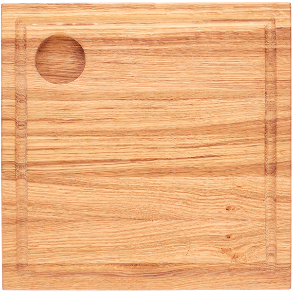 Доска для стейка с пропиткой   дуб   ,H=18,L=300,B=300мм PPwood