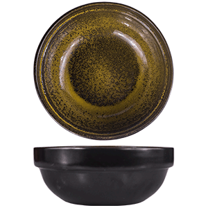 Тарелка глубокая «Млечный путь салатовый»  фарфор  0,6л Борисовская Керамика