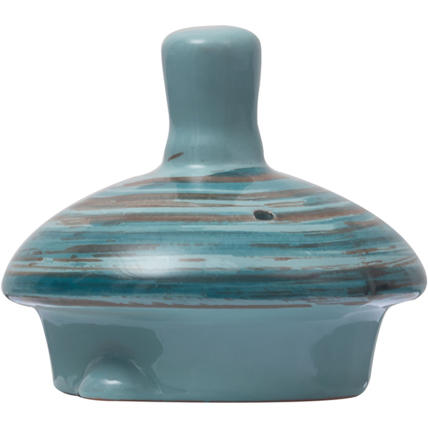 Крышка для чайника СНД00009818 «Скандинавия»;  керамика;  голуб.