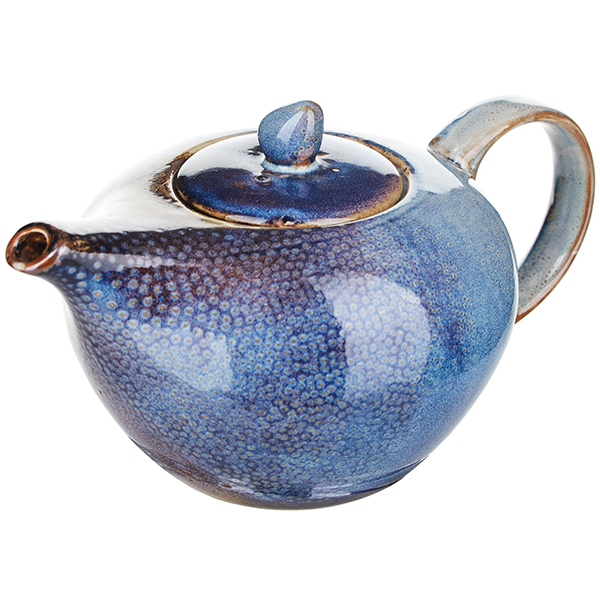 Крышка для чайника «Ирис»   фарфор   синий Kunstwerk