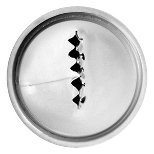 Насадка кондитерская (11 шт.) «Рифленая лента»;  сталь нержавеющая;  D=22, H=30мм;  металлический;