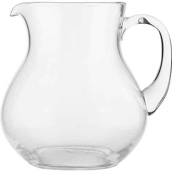 Кувшин; стекло; 1, 5л; D=160, H=171, L=190, B=4мм; прозрачный Кувшин; стекло; 1, 5л; D=160, H=171, L=190, B=4мм; прозрачный