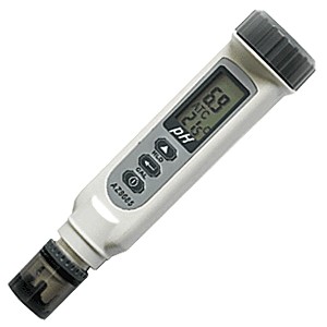 Измеритель pH кислотности; пластик; D=37, L=160, B=37мм; белый, серый
