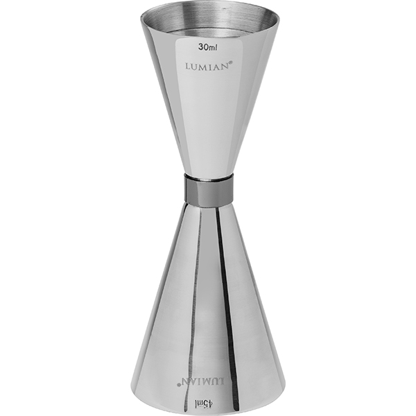 Джиггер 30/45 «М-р Слим Блэк Раби»  сталь  D=52, H=120мм Lumian Srl