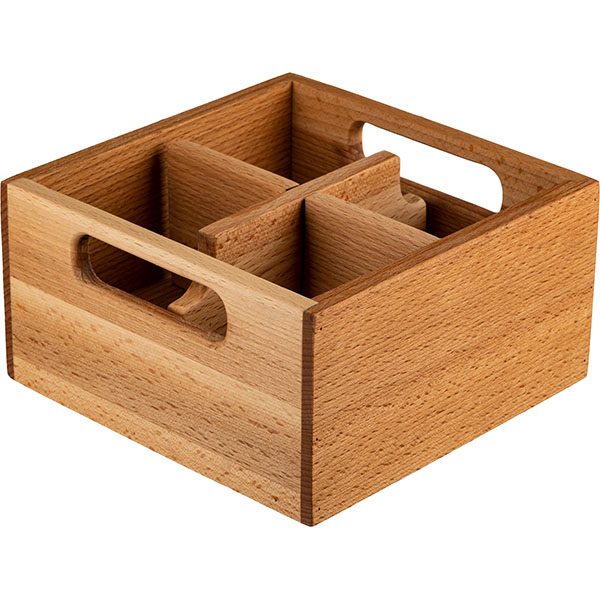 Подставка для мельниц для специй  бук  , H=10, L=17, B=17см PPwood