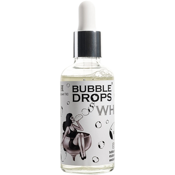 Пенообразователь пищевой «Bubble Drops White»  стекло  50мл Bubble Drops