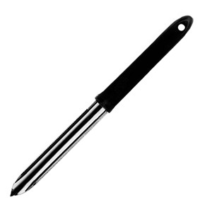 Нож для декорации; сталь, пластик; , L=230, B=18мм; черный, металлический