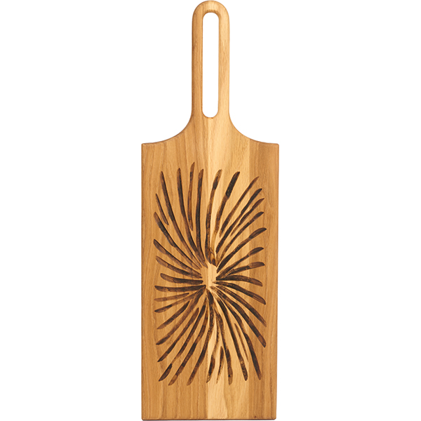 Доска для подачи с ручкой  дуб  , H=2, L=49, B=16см PPwood