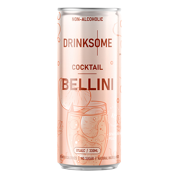 Напиток безалкогольный «Беллини»  жесть белая  330мл Drinksome