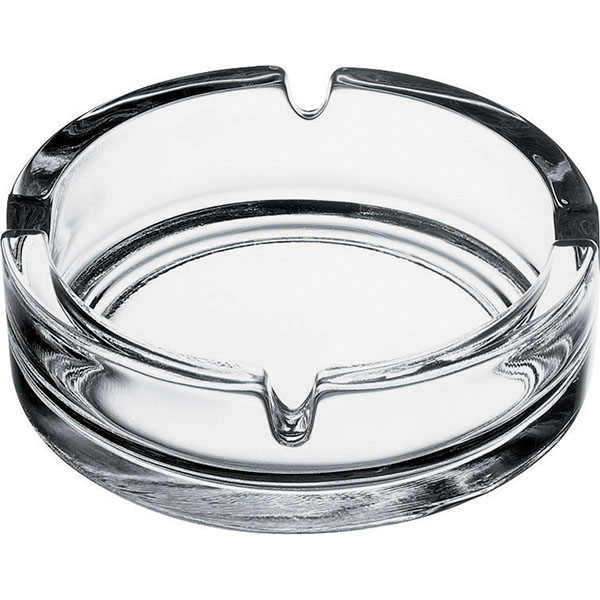 Пепельница (14 шт.); стекло; D=116,H=33мм; прозр.;