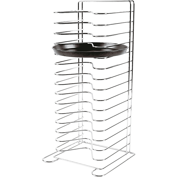 Подставка для сковороды для пиццы на 15 штук  сталь нержавеющая  металлический Paderno