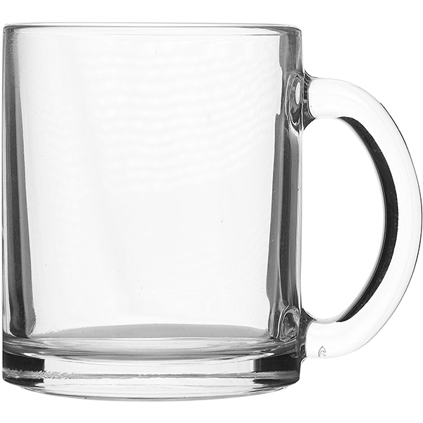 Кружка «Чайная»; стекло; 320 мл; диаметр=113, высота=94 мм; прозрачный