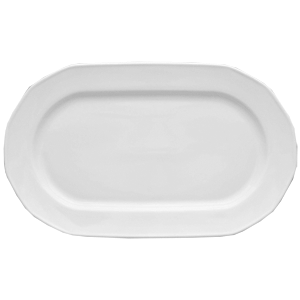 Блюдо овальное «Меркури»  материал: фарфор  высота=3, длина=39, ширина=24 см. Lubiana