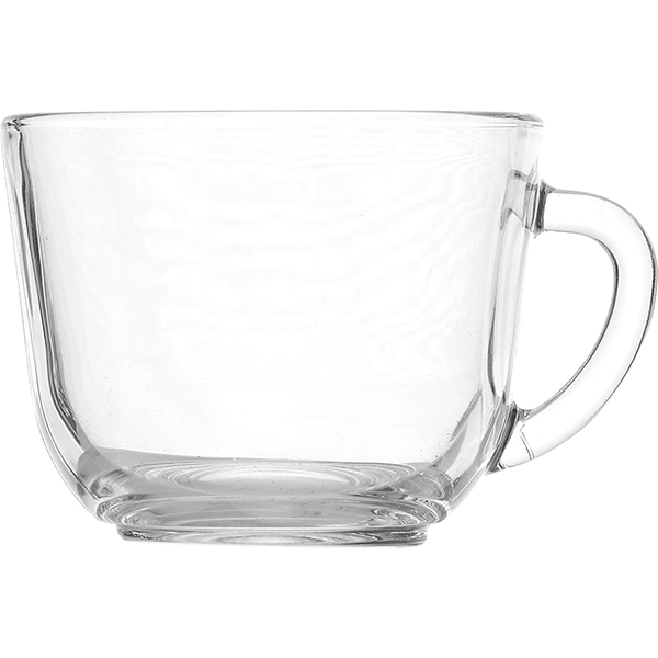 Чашка чайная «Гламур»; стекло; 200 мл; диаметр=8.9, высота=6.9 см.; прозрачный