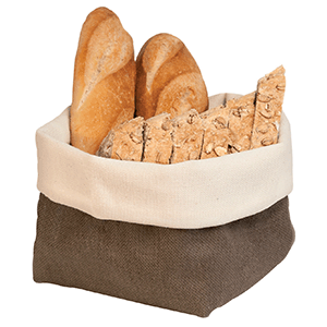 Корзина для хлеба  хлопок  высота=9, длина=12.5, ширина=12.5 см. MATFER