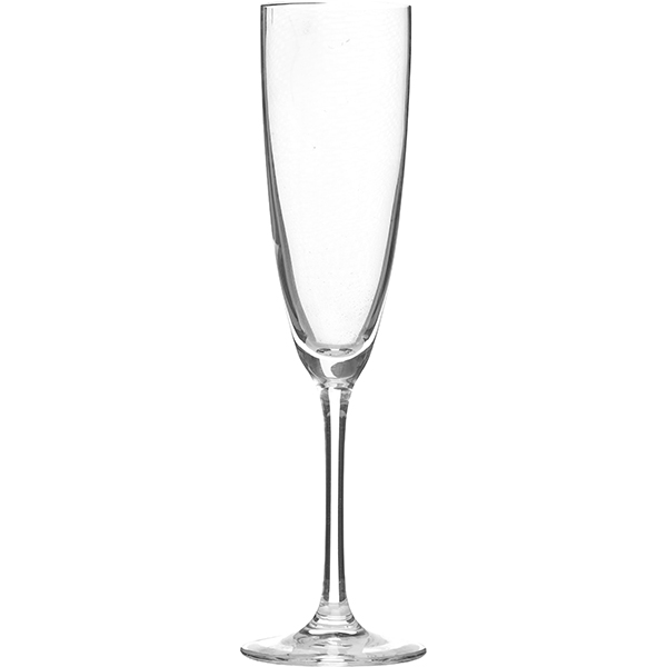 Бокал для шампанского флюте «Классико»; хрустальное стекло; 210мл