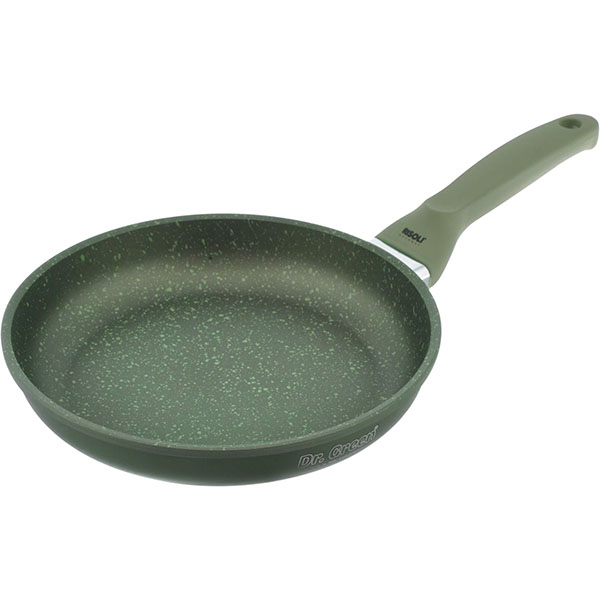 Сковорода (индукция) «Д.Грин»; алюминиеваялитой; D=20см; зеленый