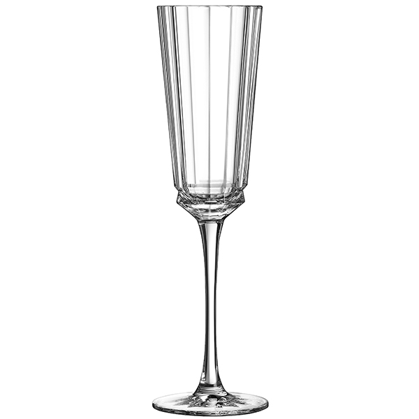 Бокал для шампанского флюте «Макассар»; хрустальное стекло; 170мл; прозрачный