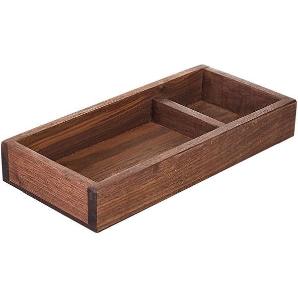 Поднос для подачи  дуб  H=5,L=25,B=12.5см PPwood