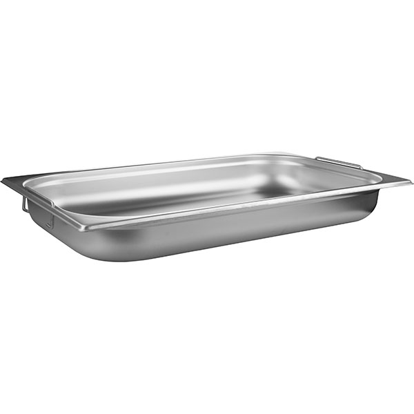 Гастроемкость (1/1) с ручками  металл  высота=6.5 см. ProHotel stainless steel