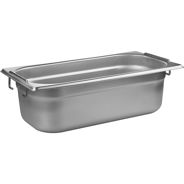 Гастроемкость (1/3) с ручками  металл  высота=10 см. ProHotel stainless steel