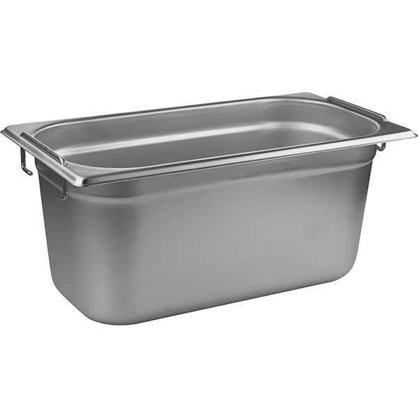 Гастроемкость (1/3) с ручками  металл  высота=15 см. ProHotel stainless steel