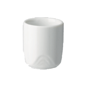 Стаканчик для зубочисток «Мелодия»; материал: фарфор; диаметр=3.8, высота=4.5 см.; белый
